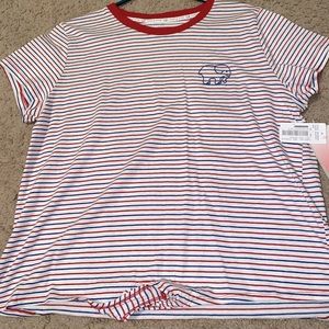 Ivory Ella Striped T shirt